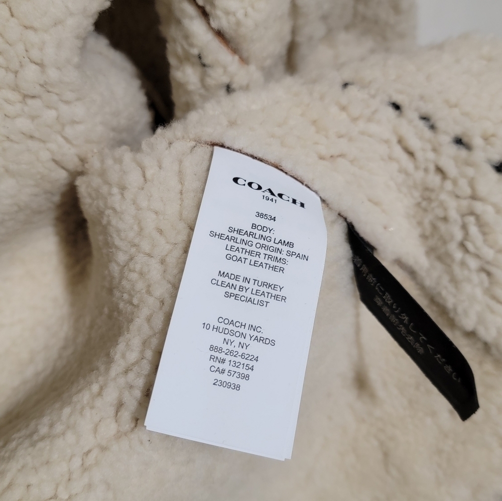Coach Shearling Jacket - Picture 7 of 7